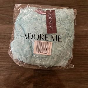 New Adore Me light Blue Lace Panties